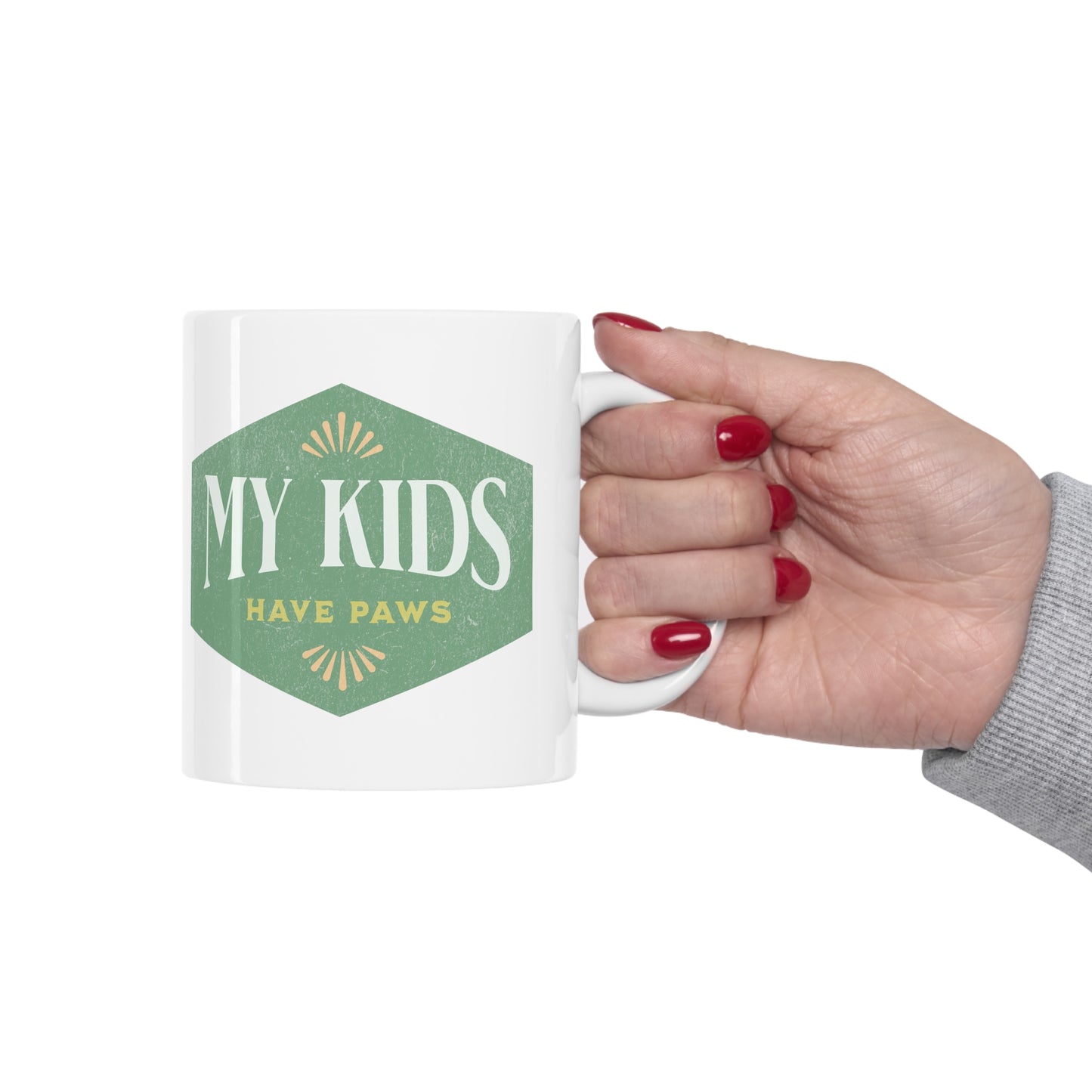 My Kids Have Paws - Ceramic Mug 11oz