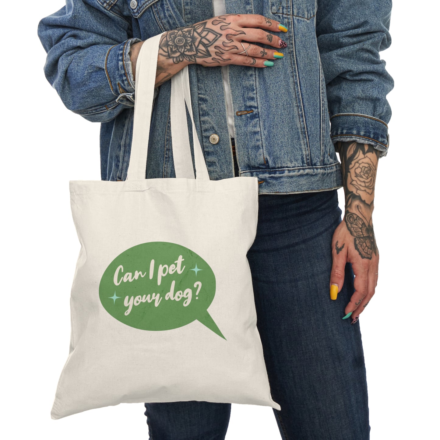 "Can I Pet Your Dog?" Tote