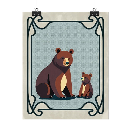 Bear-y Sweet Moments: Momma Bear & Baby Bear (Version 3)