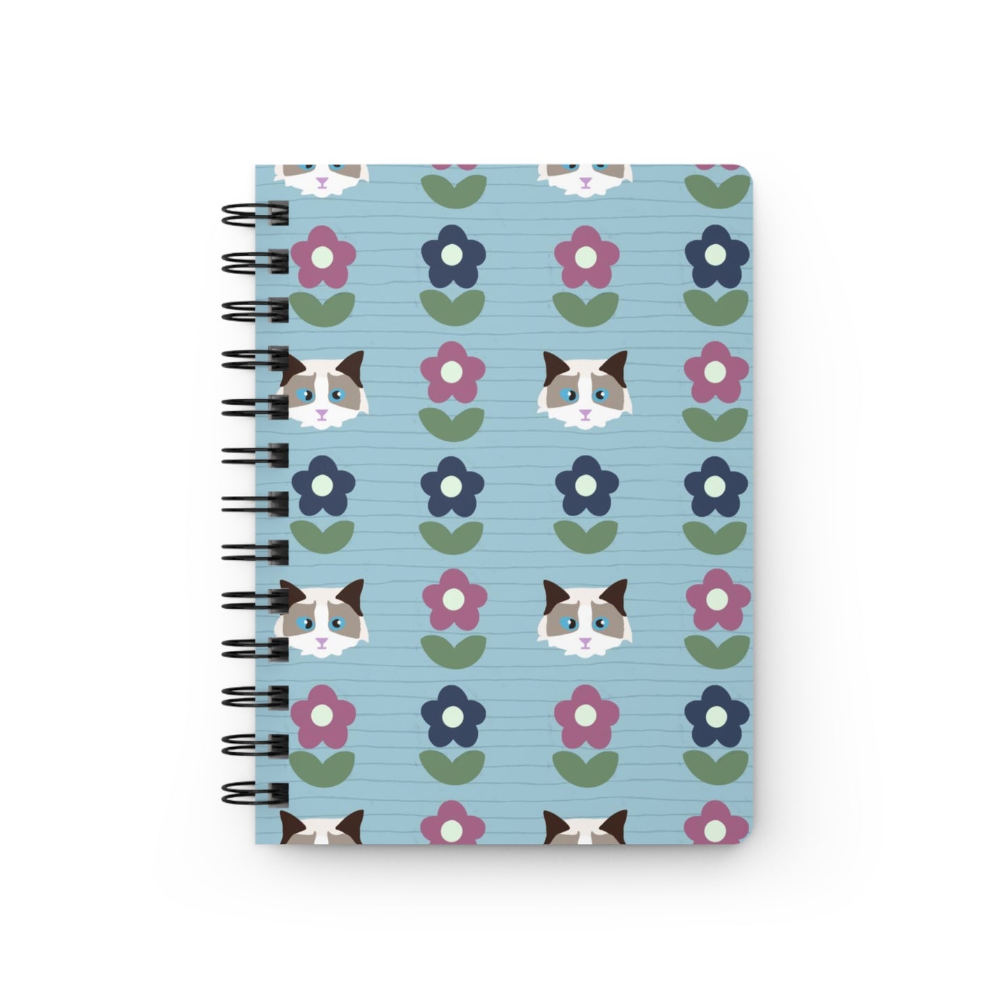 Paws and Petals (Cat Edition) - Spiral Bound Journal