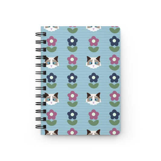 Paws and Petals (Cat Edition) - Spiral Bound Journal