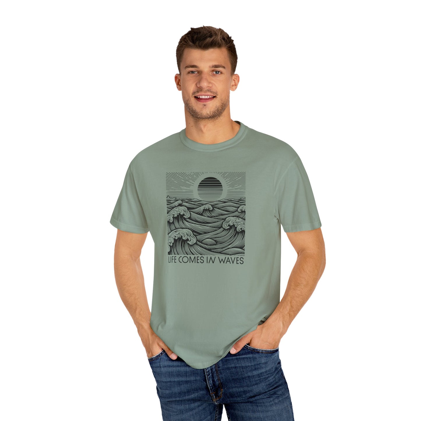 Life Comes in Waves - Comfort Colors T-Shirt