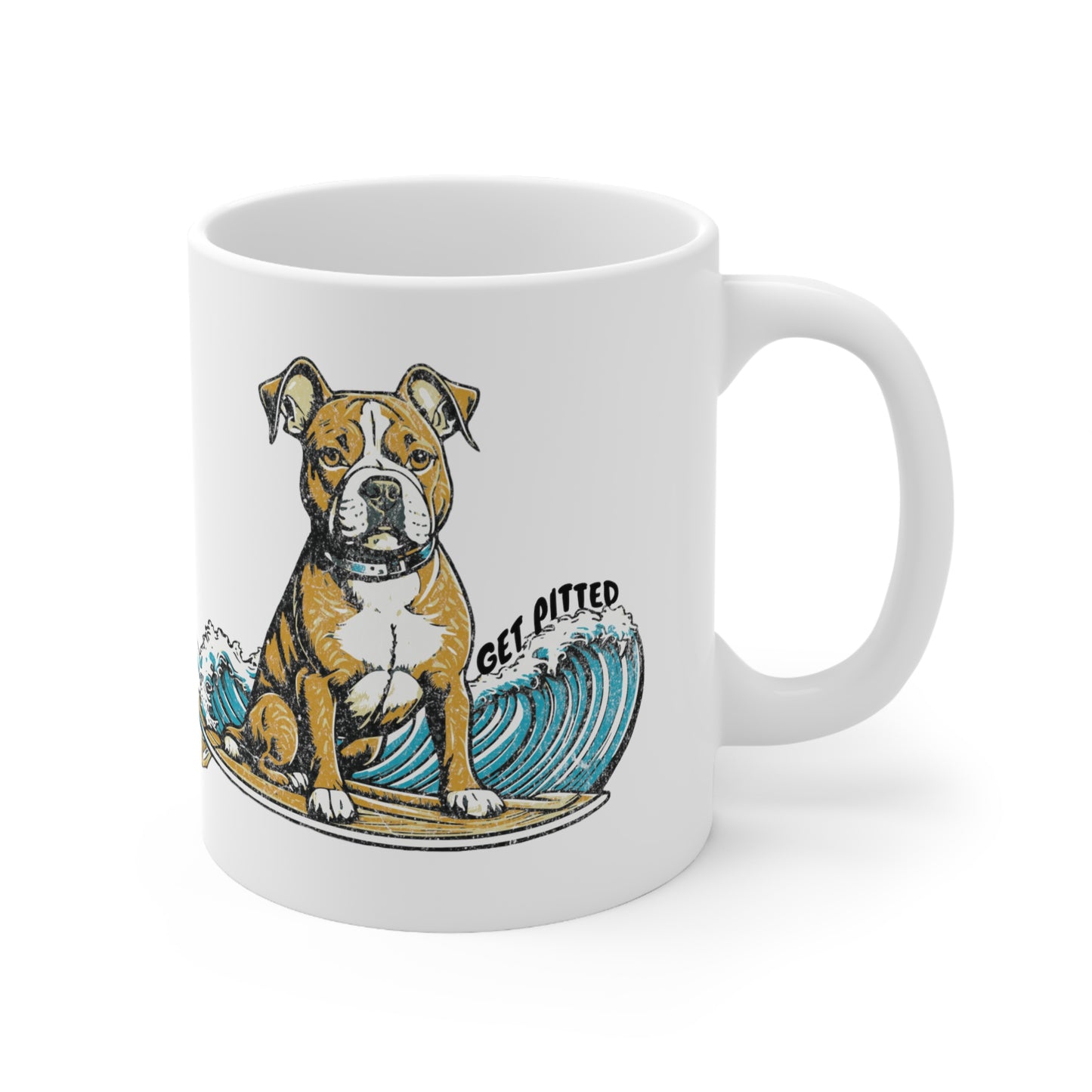 Get Pitted- Ceramic Mug 11oz