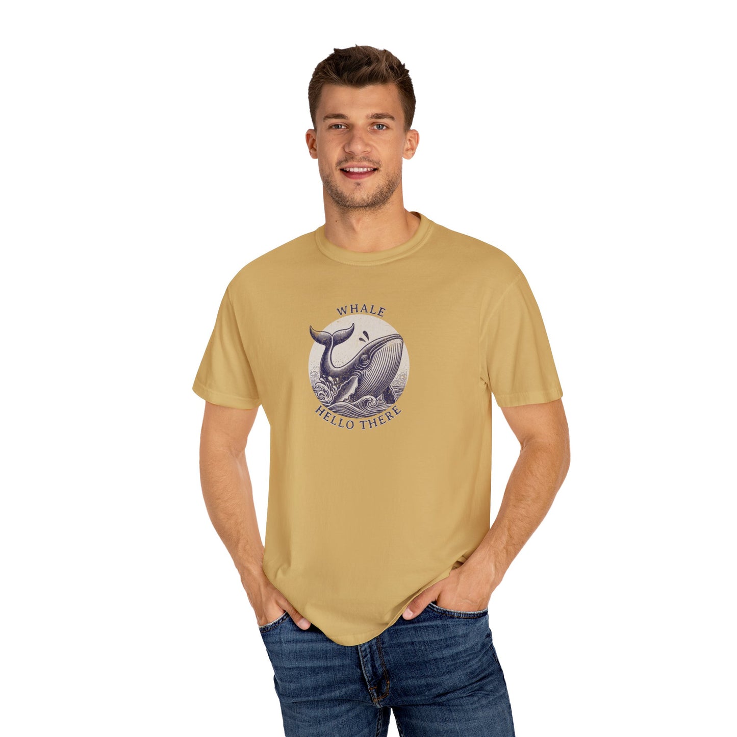 Whale Hello There  - Comfort Colors T-Shirt