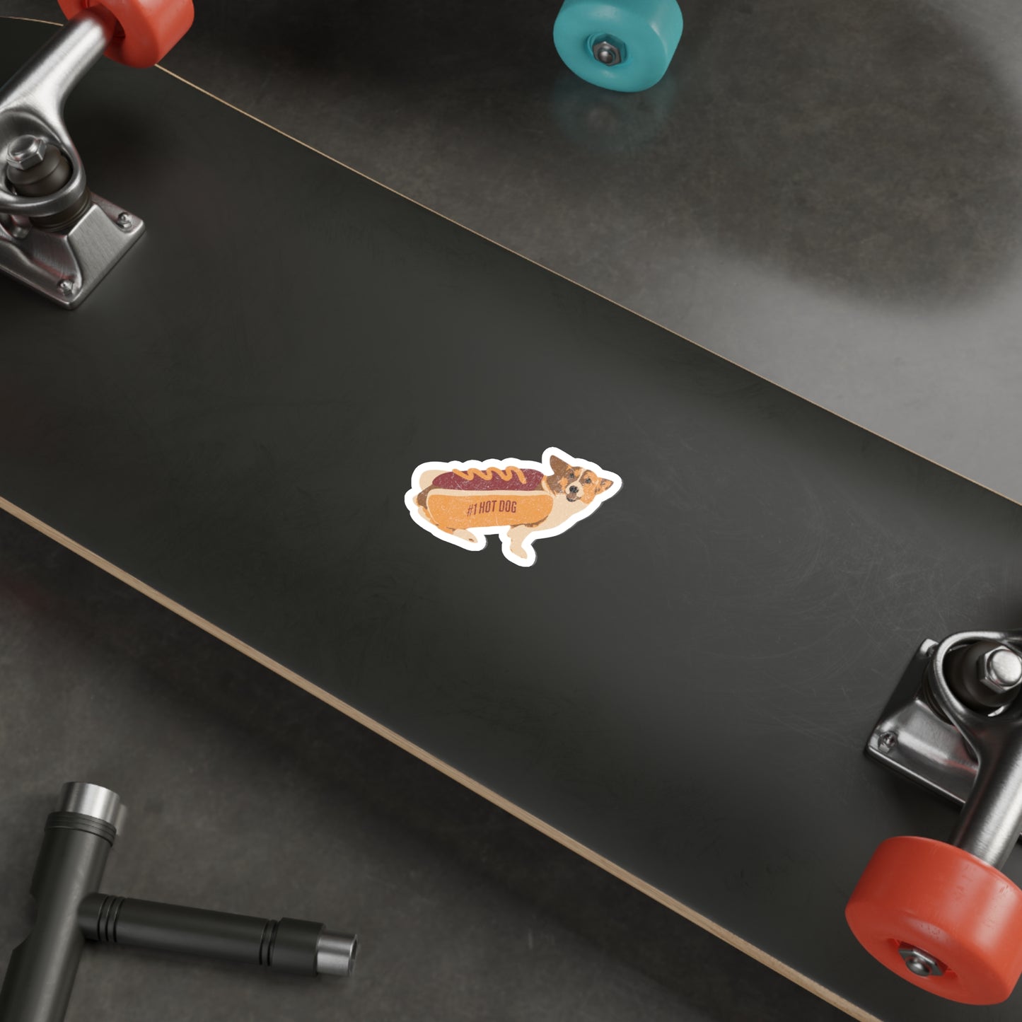 Number 1 Hot Dog - Sticker