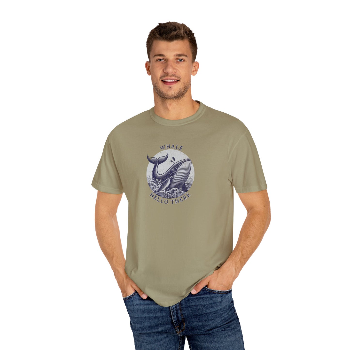 Whale Hello There  - Comfort Colors T-Shirt