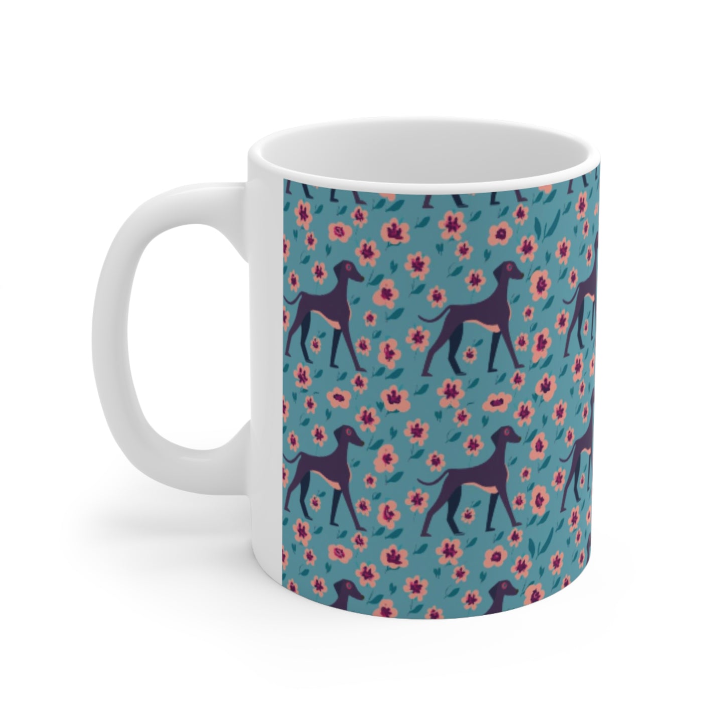 Paws and Petals (Dog Edition) - Ceramic Mug 11oz