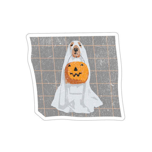 Ghostly Paws Dog - Sticker