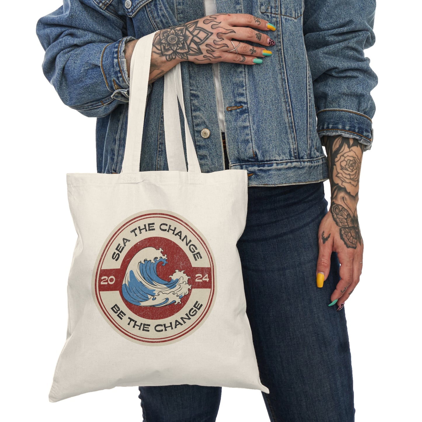 Sea the Change, Be the Change - Tote Bag