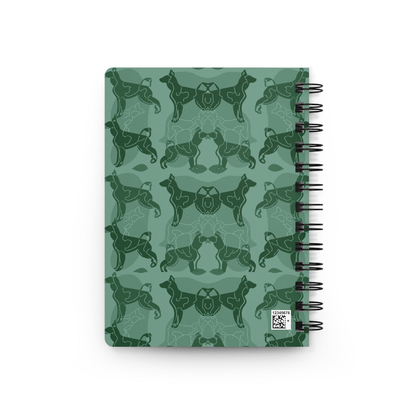 Green Doberman - Spiral Bound Journal