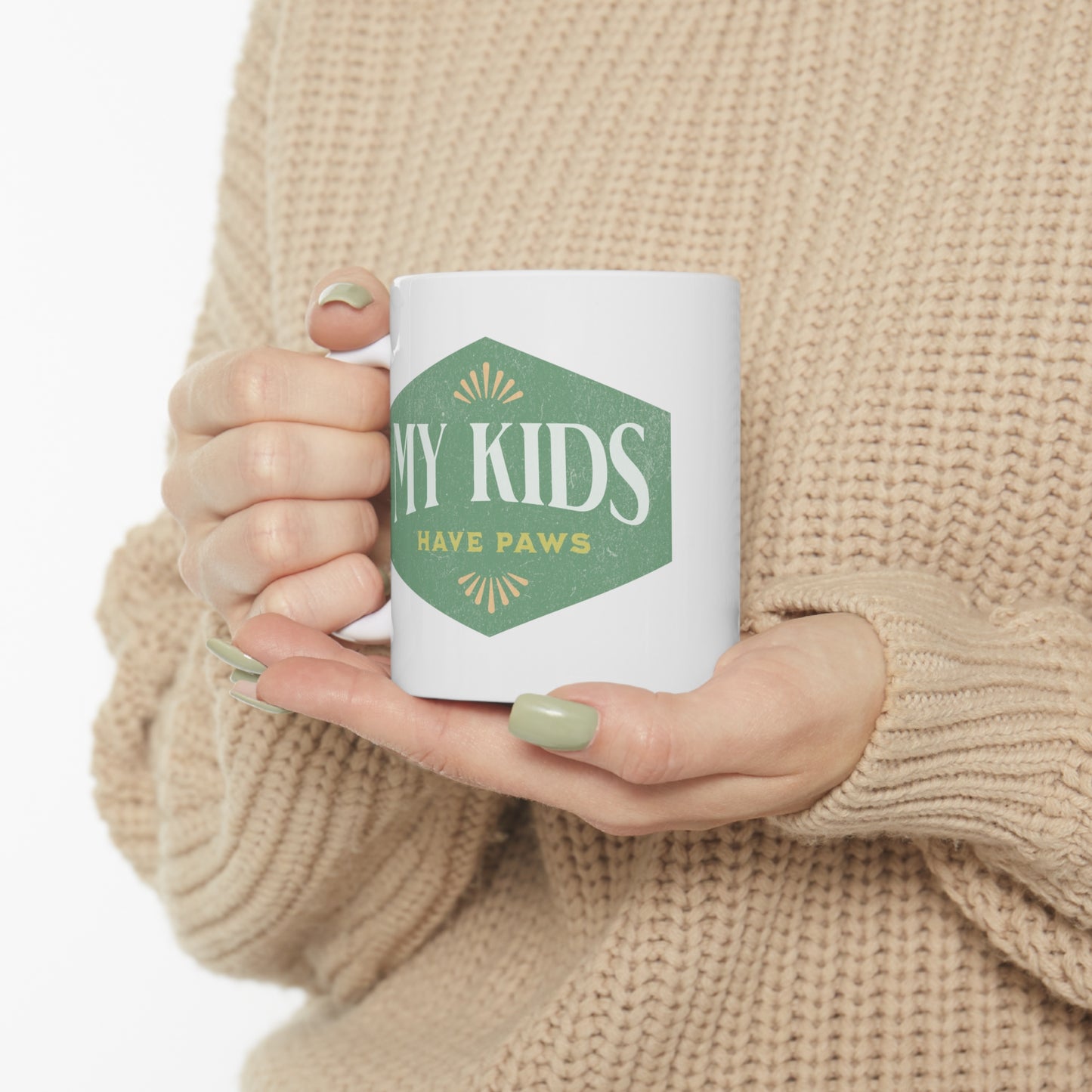 My Kids Have Paws - Ceramic Mug 11oz