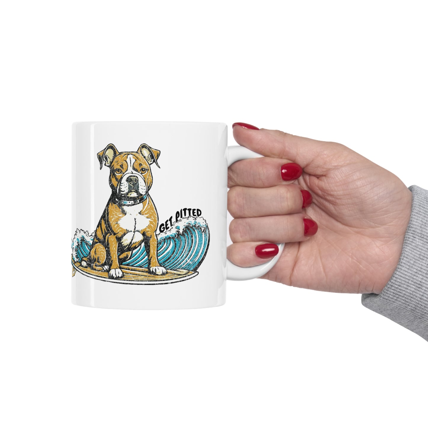 Get Pitted- Ceramic Mug 11oz