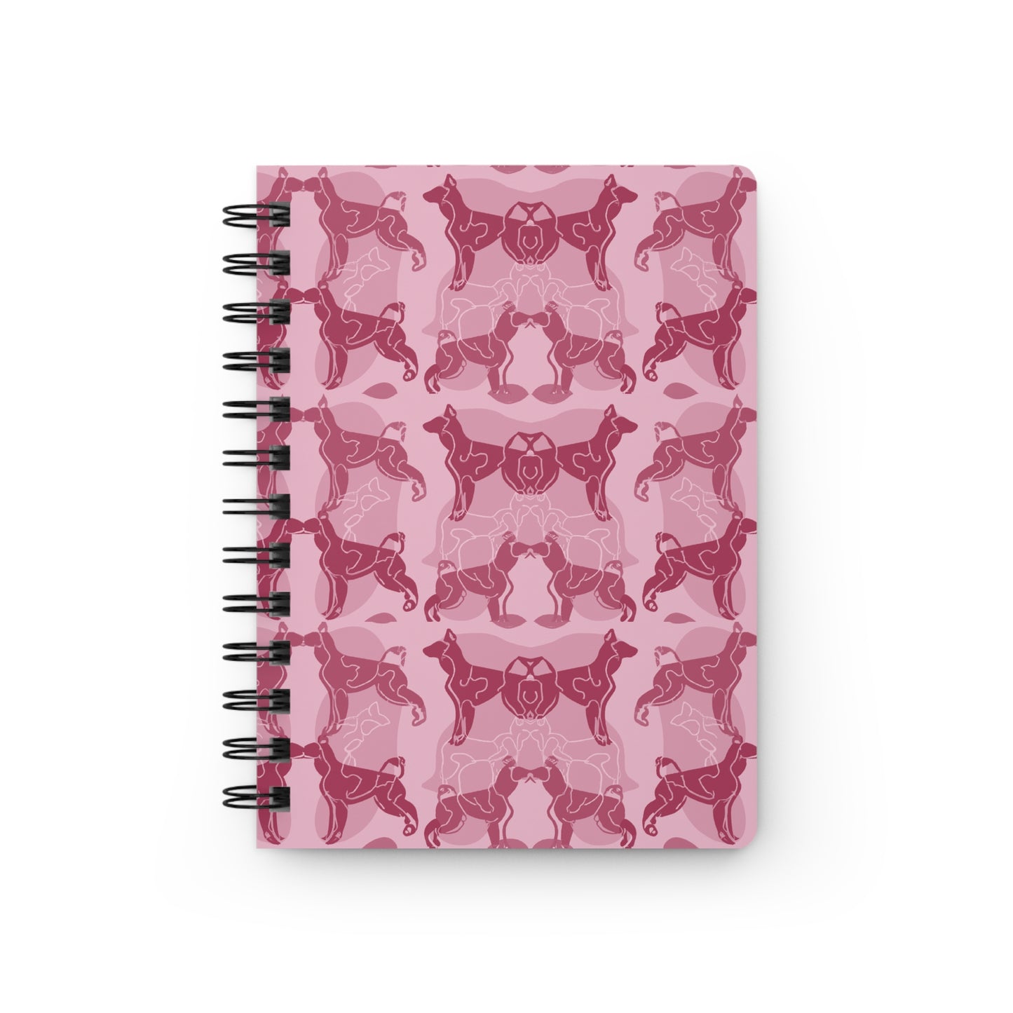 Pink Doberman - Spiral Bound Journal