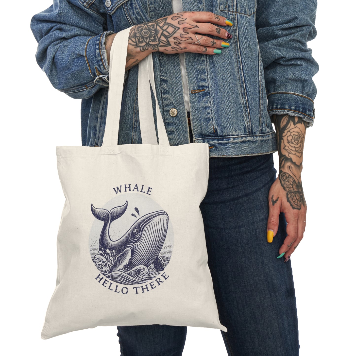 Whale Hello There - Tote Bag