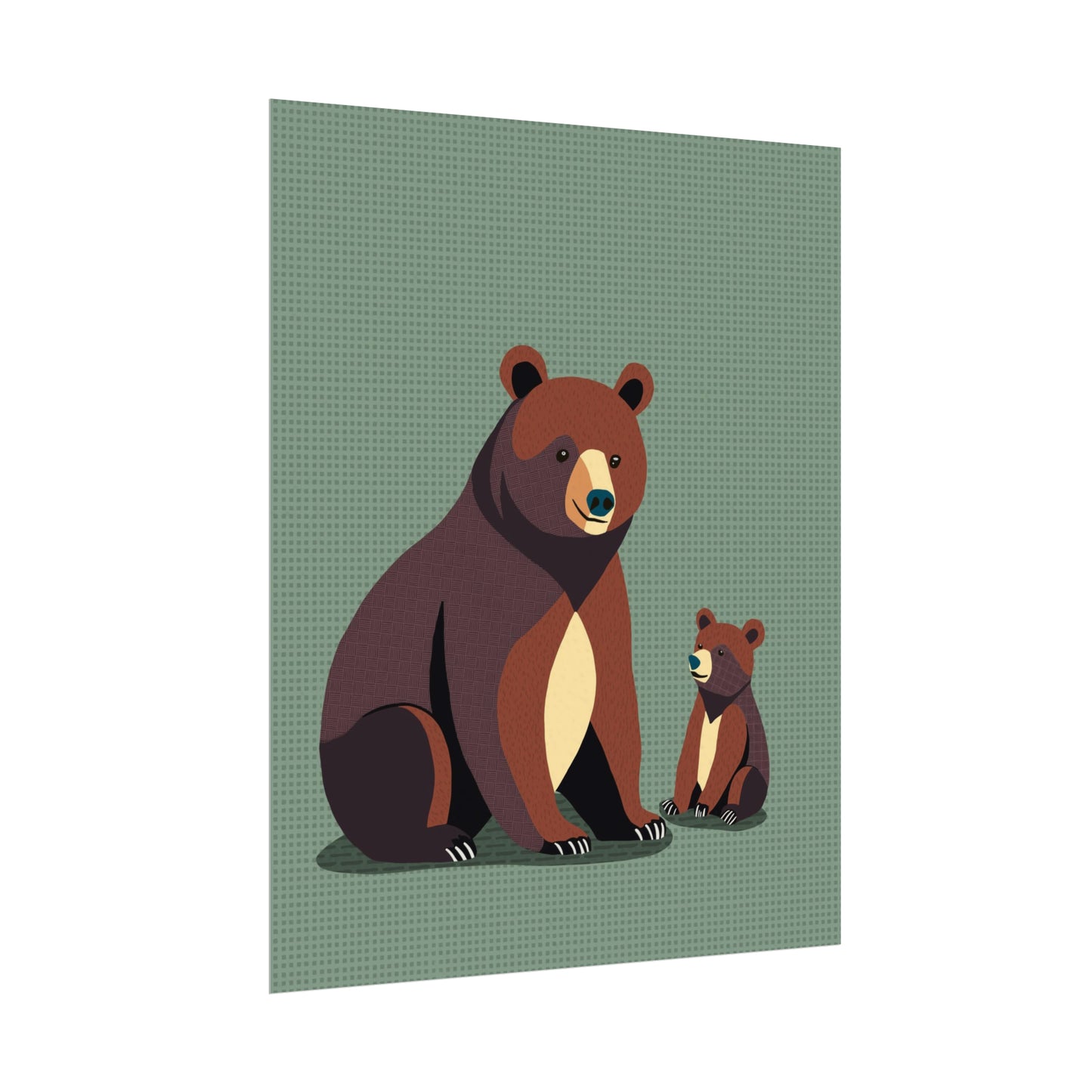 Bear-y Sweet Moments: Momma Bear & Baby Bear (Version 2)