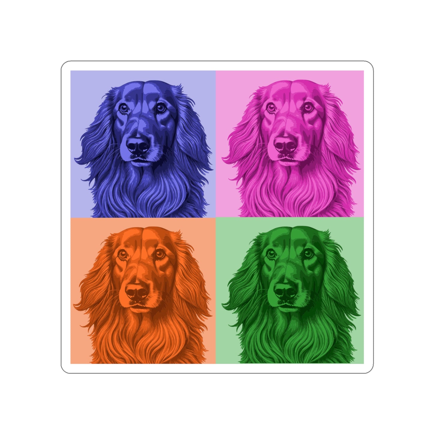 Warhol Woofs Sticker