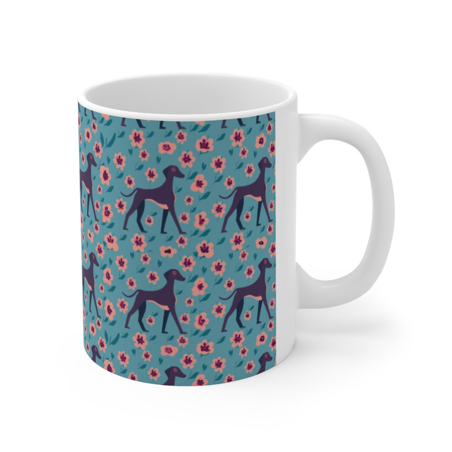 Paws and Petals (Dog Edition) - Ceramic Mug 11oz