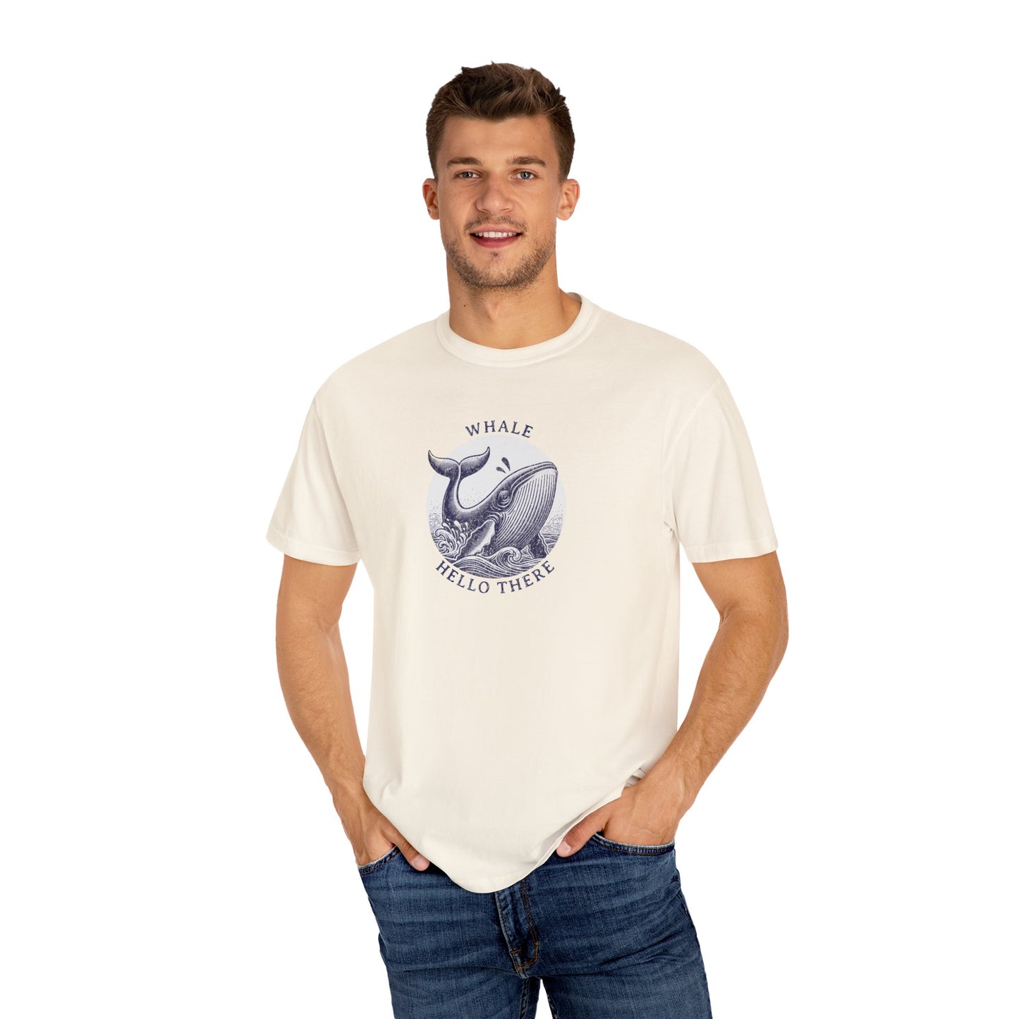 Whale Hello There  - Comfort Colors T-Shirt