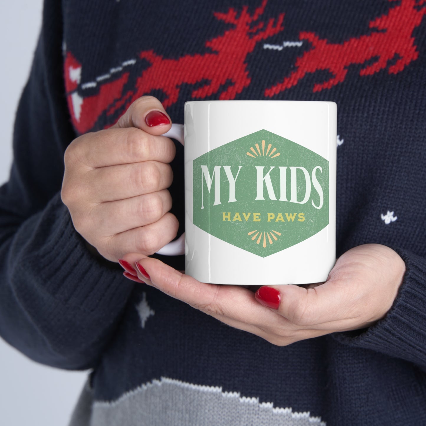 My Kids Have Paws - Ceramic Mug 11oz