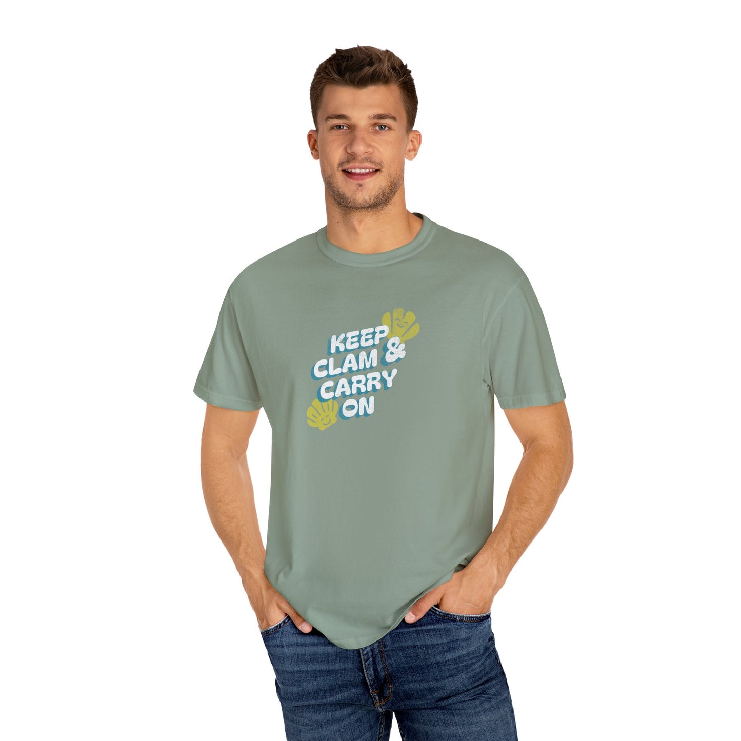 Keep Clam and Carry On - T-Shirt