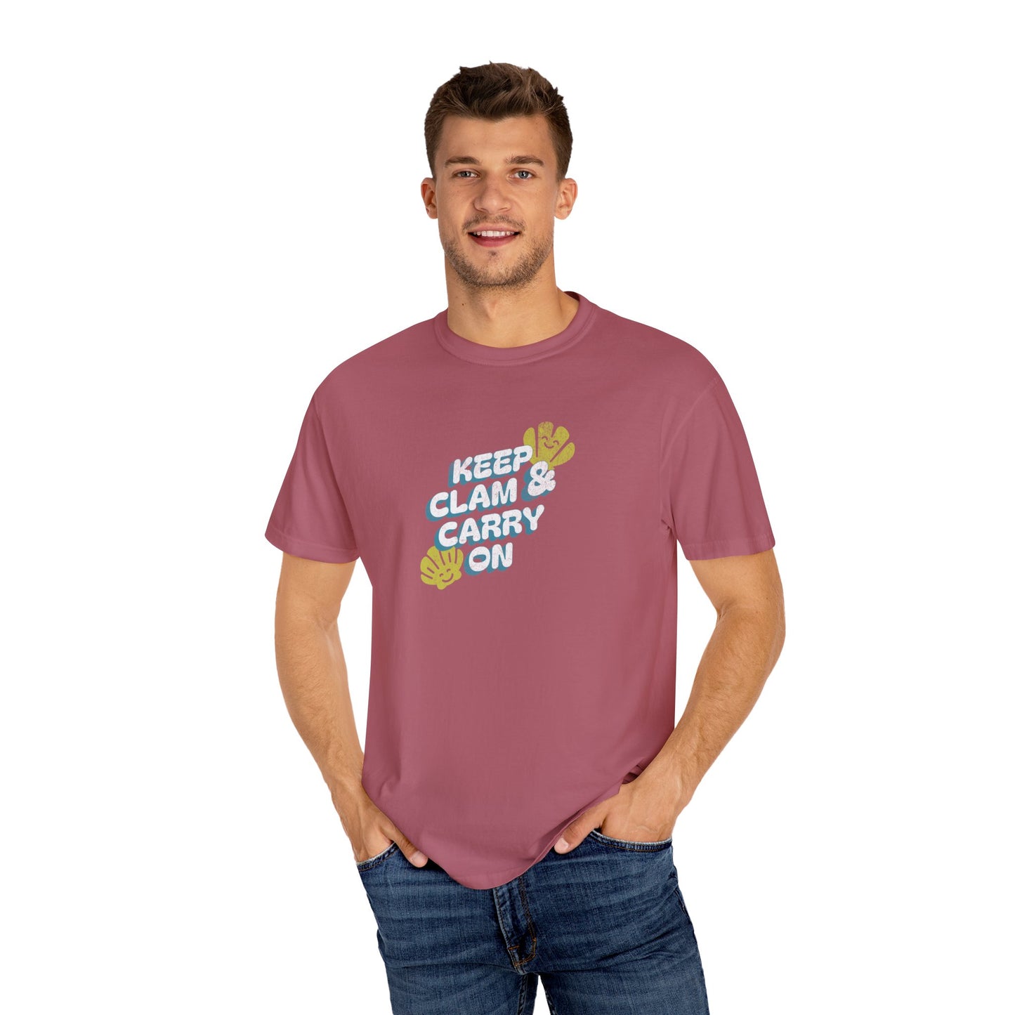 Keep Clam and Carry On - T-Shirt