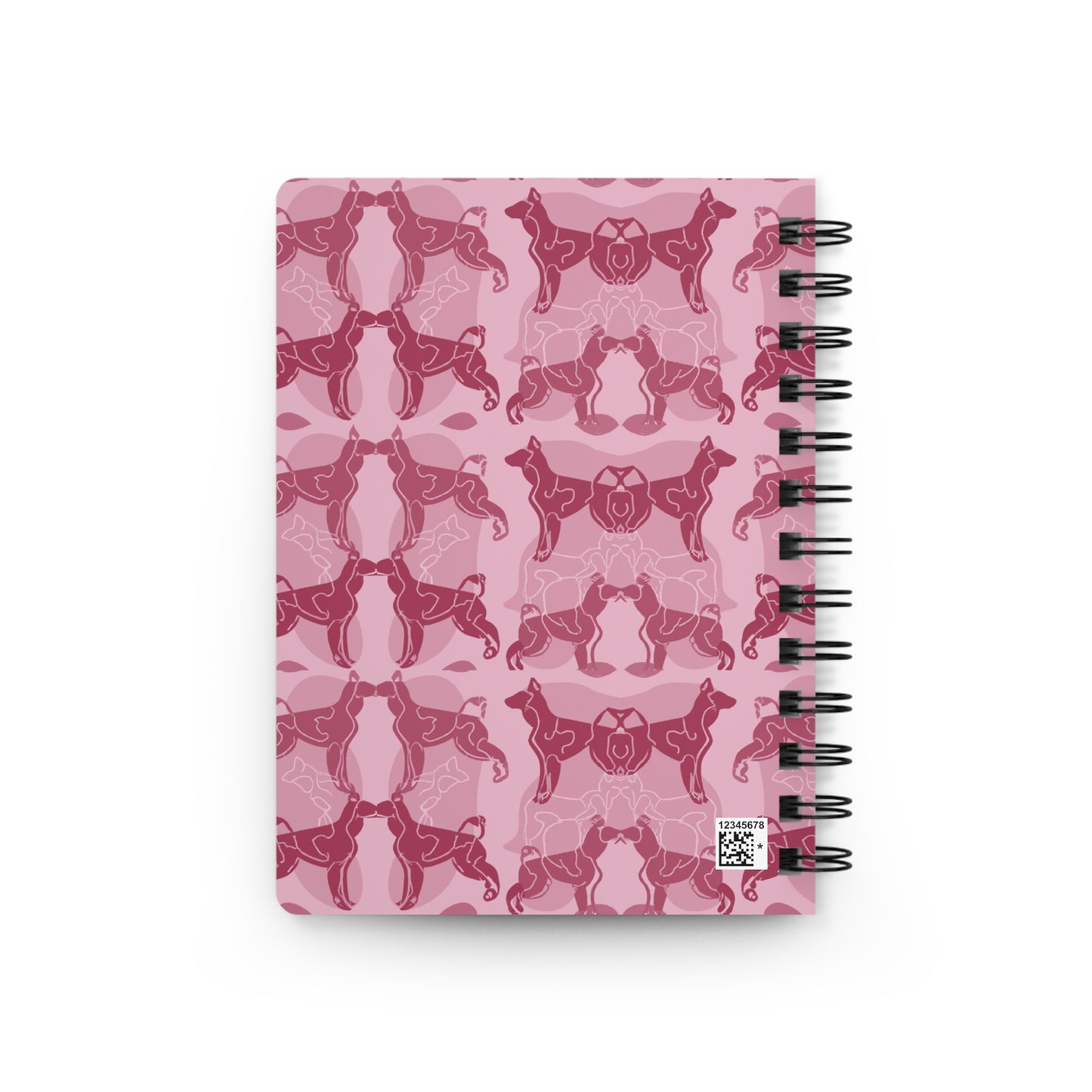 Pink Doberman - Spiral Bound Journal