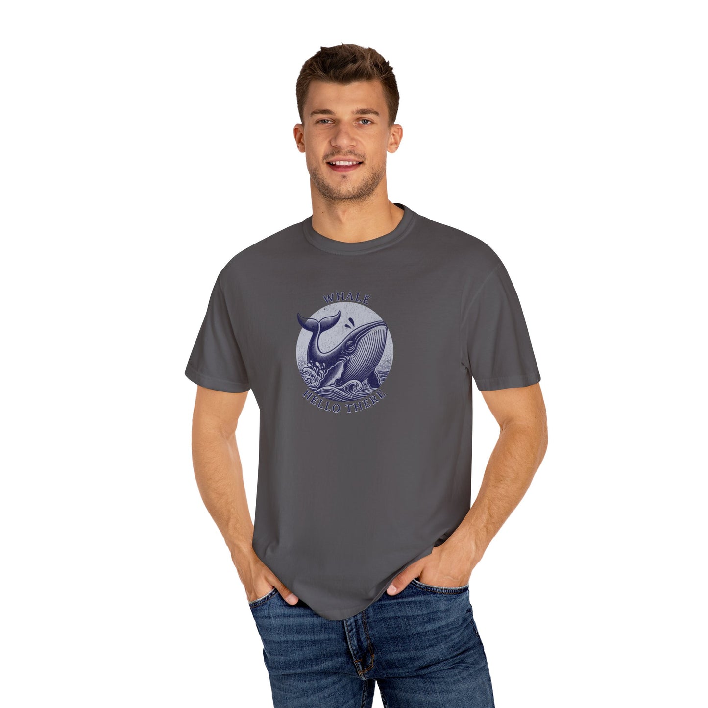 Whale Hello There  - Comfort Colors T-Shirt