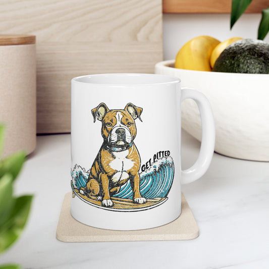 Get Pitted- Ceramic Mug 11oz