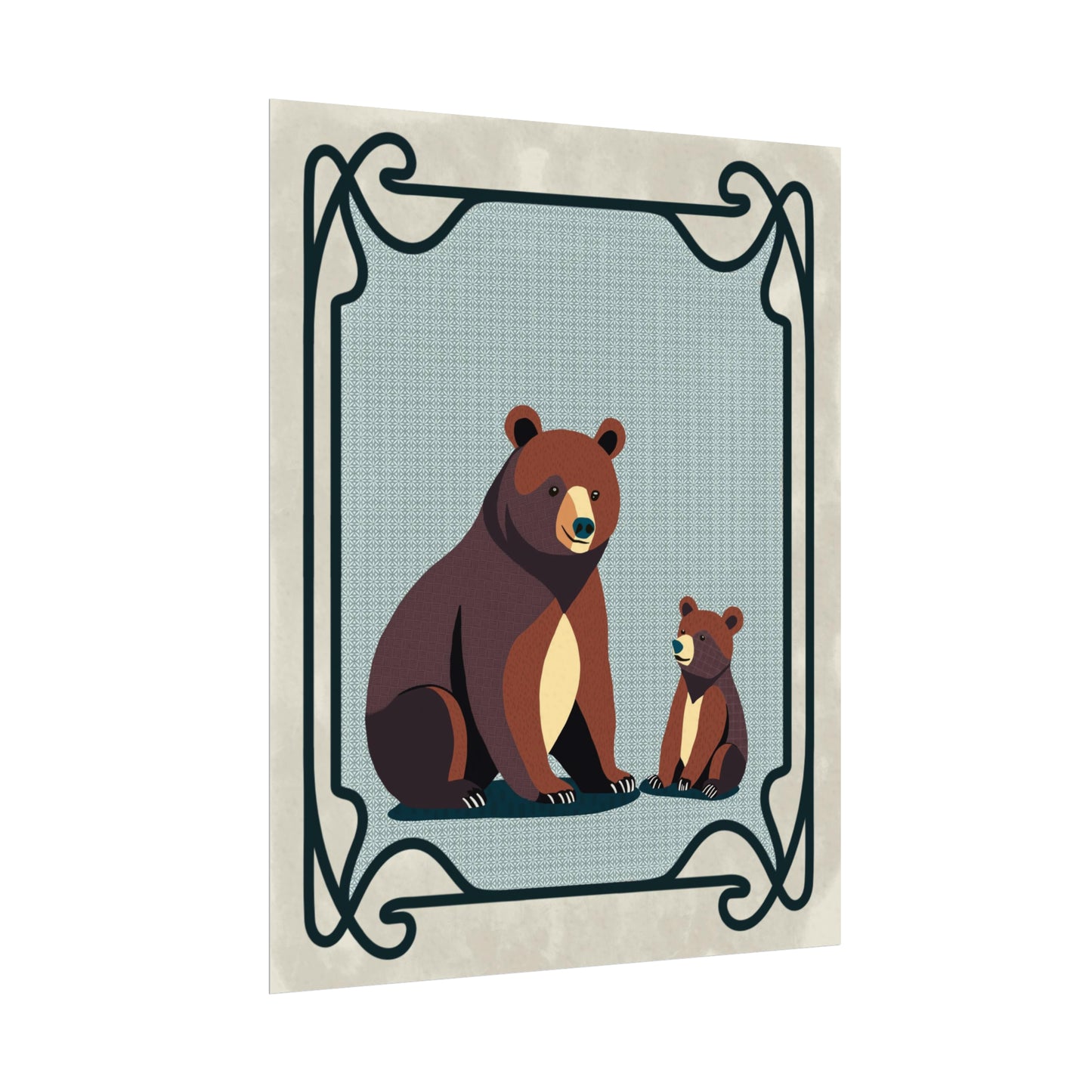 Bear-y Sweet Moments: Momma Bear & Baby Bear (Version 3)