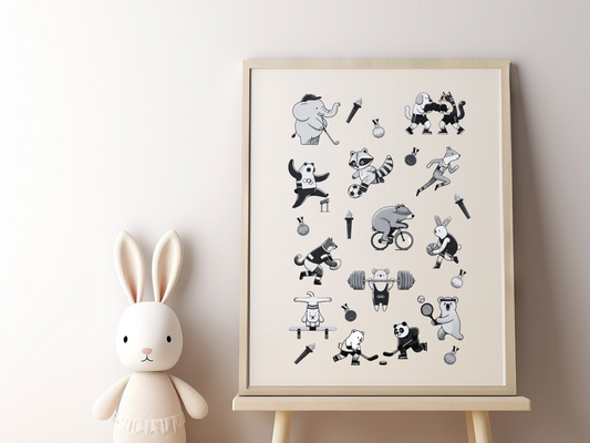 Animal Olympics - Print