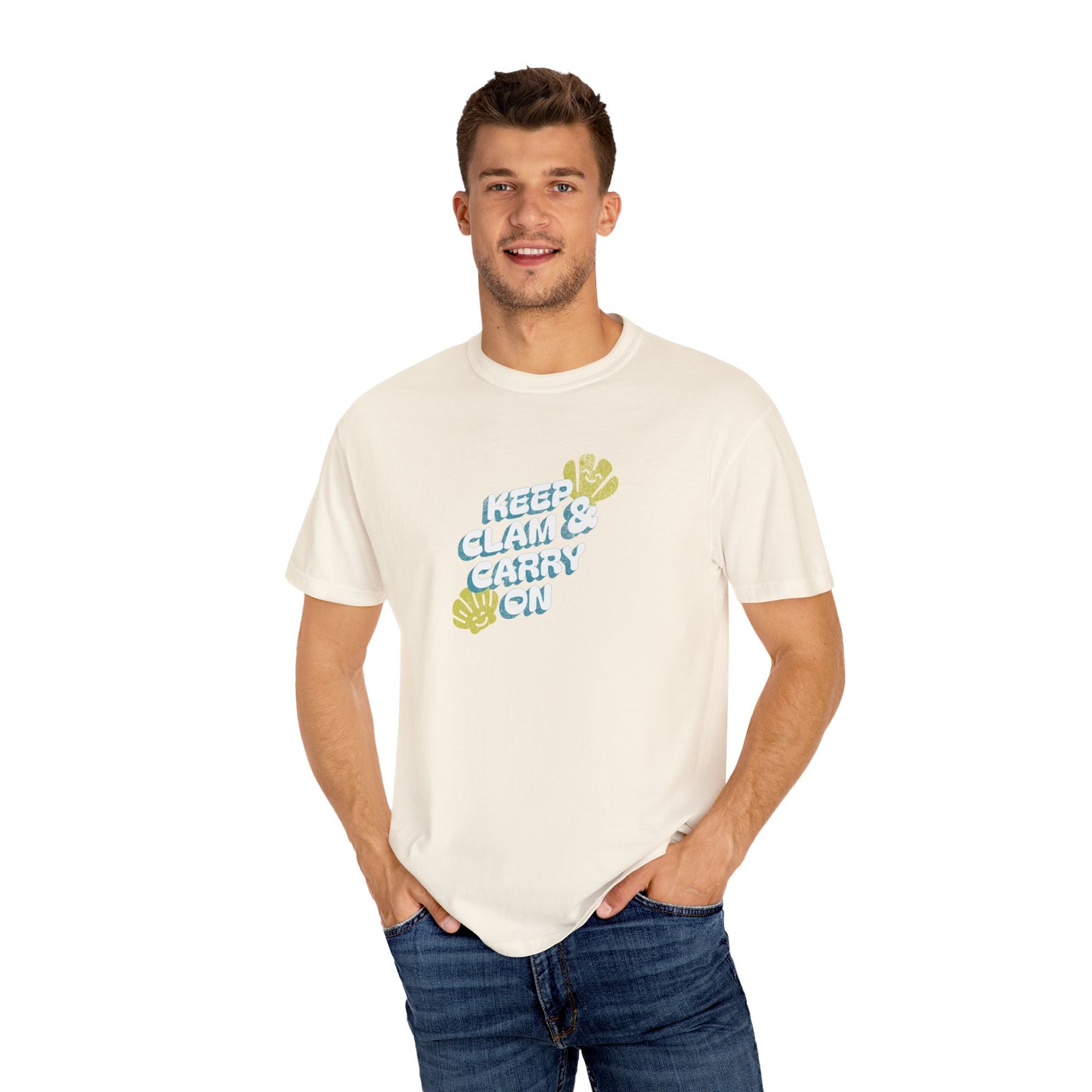 Keep Clam and Carry On - T-Shirt