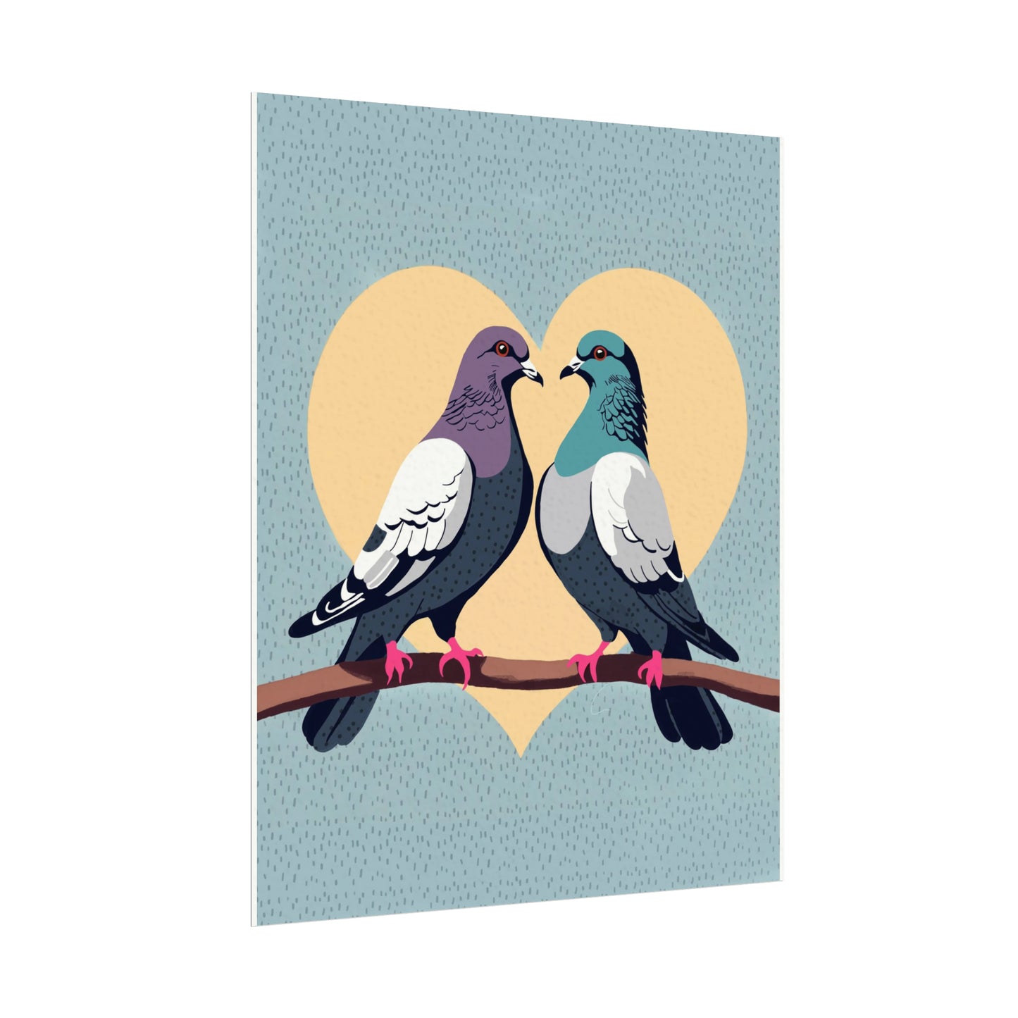 Coo-Coo for You  -Pigeons Print