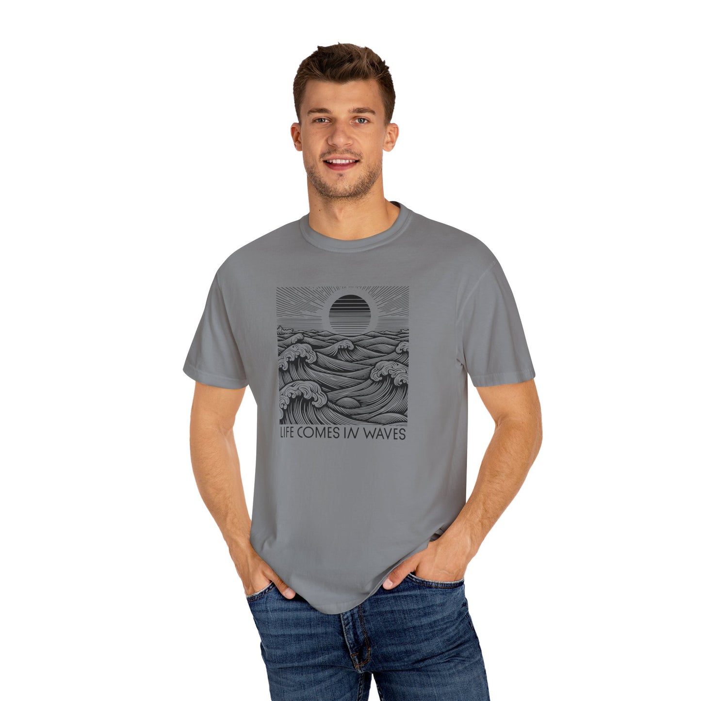 Life Comes in Waves - Comfort Colors T-Shirt