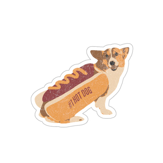 Number 1 Hot Dog - Sticker