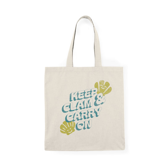 Keep Clam and Carry On - Tote Bag