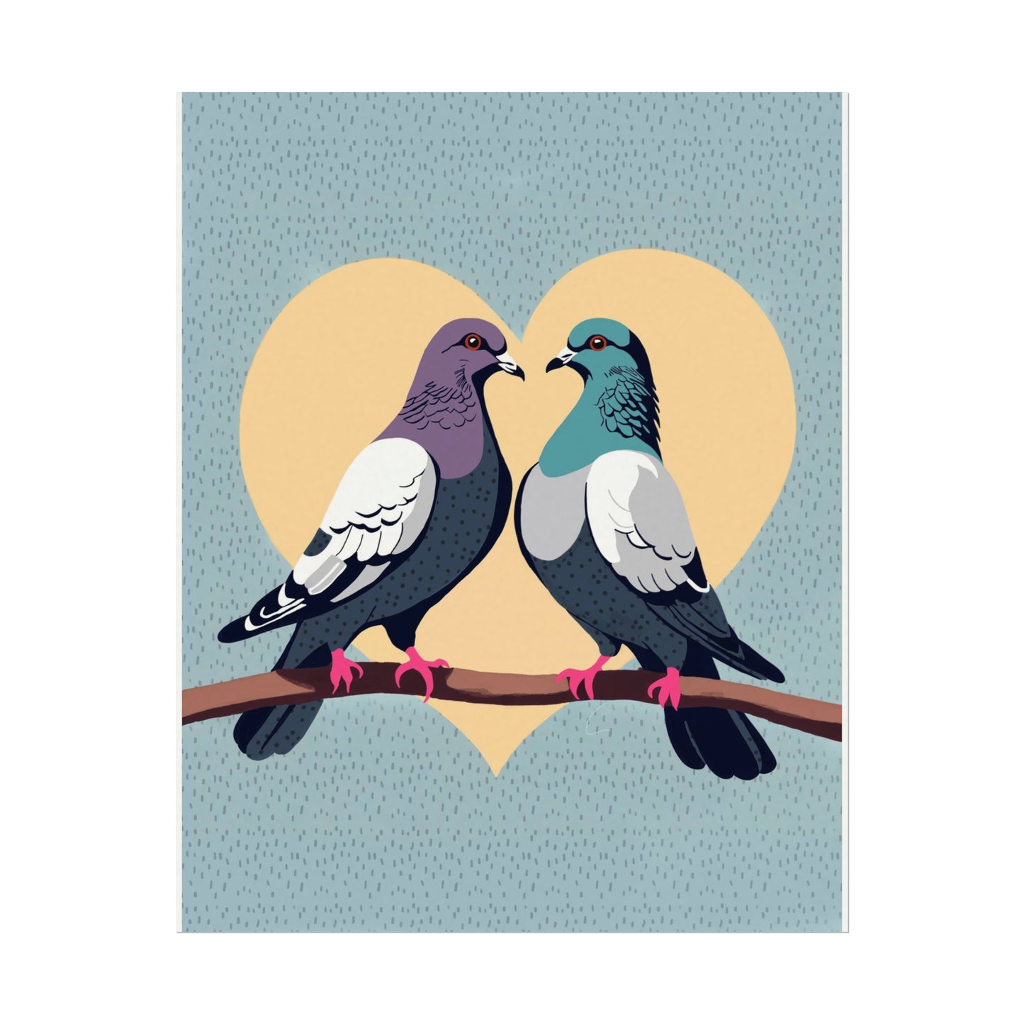 Coo-Coo for You  -Pigeons Print