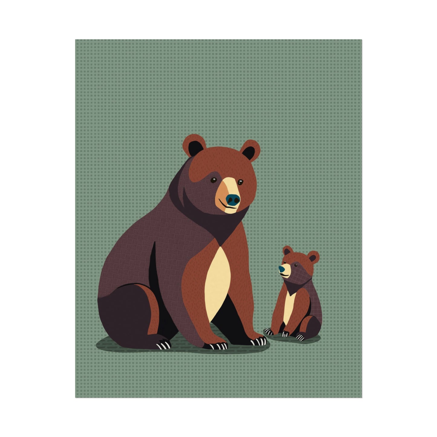 Bear-y Sweet Moments: Momma Bear & Baby Bear (Version 2)