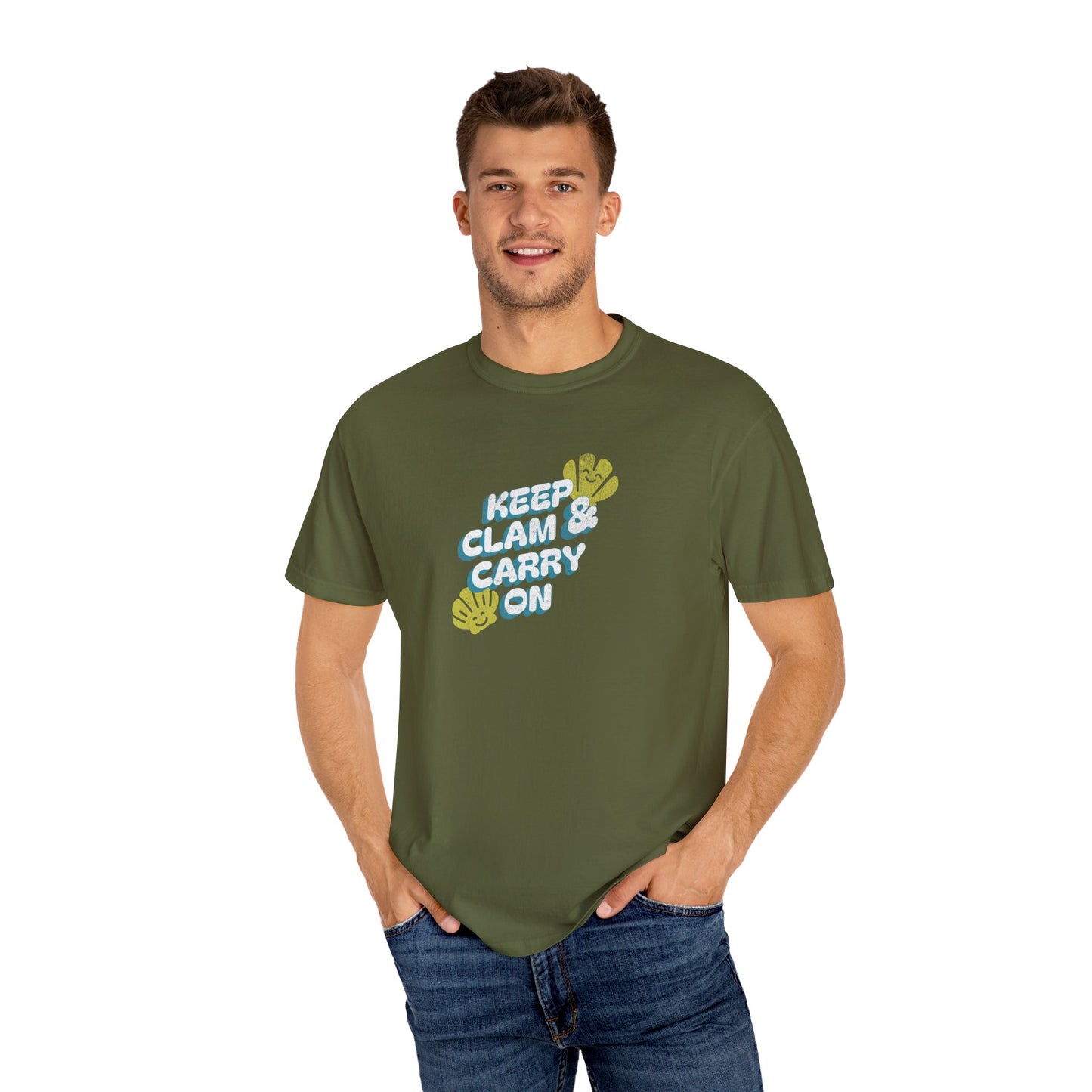 Keep Clam and Carry On - T-Shirt