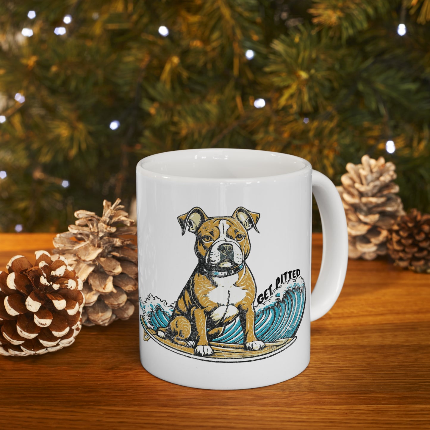 Get Pitted- Ceramic Mug 11oz