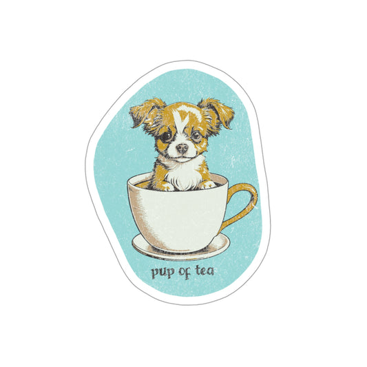 Pup of Tea - Sticker