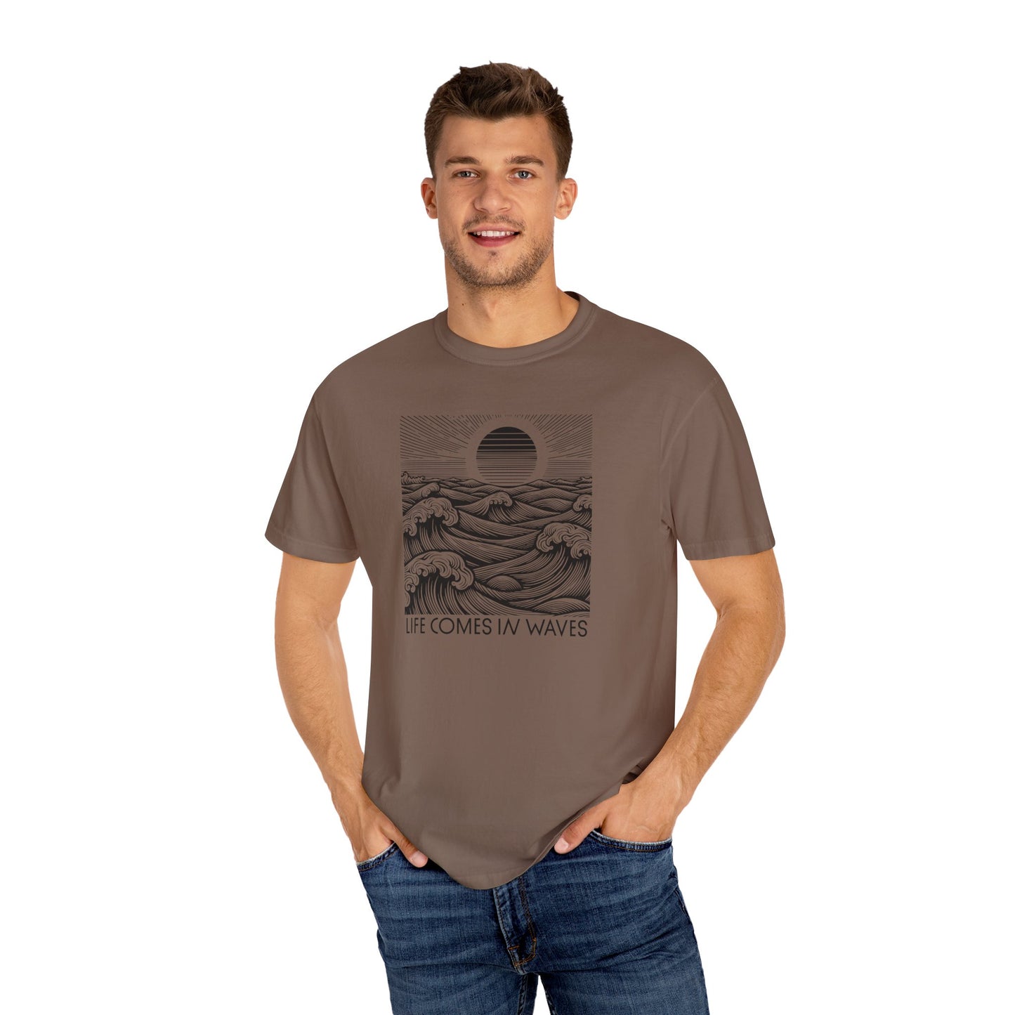 Life Comes in Waves - Comfort Colors T-Shirt