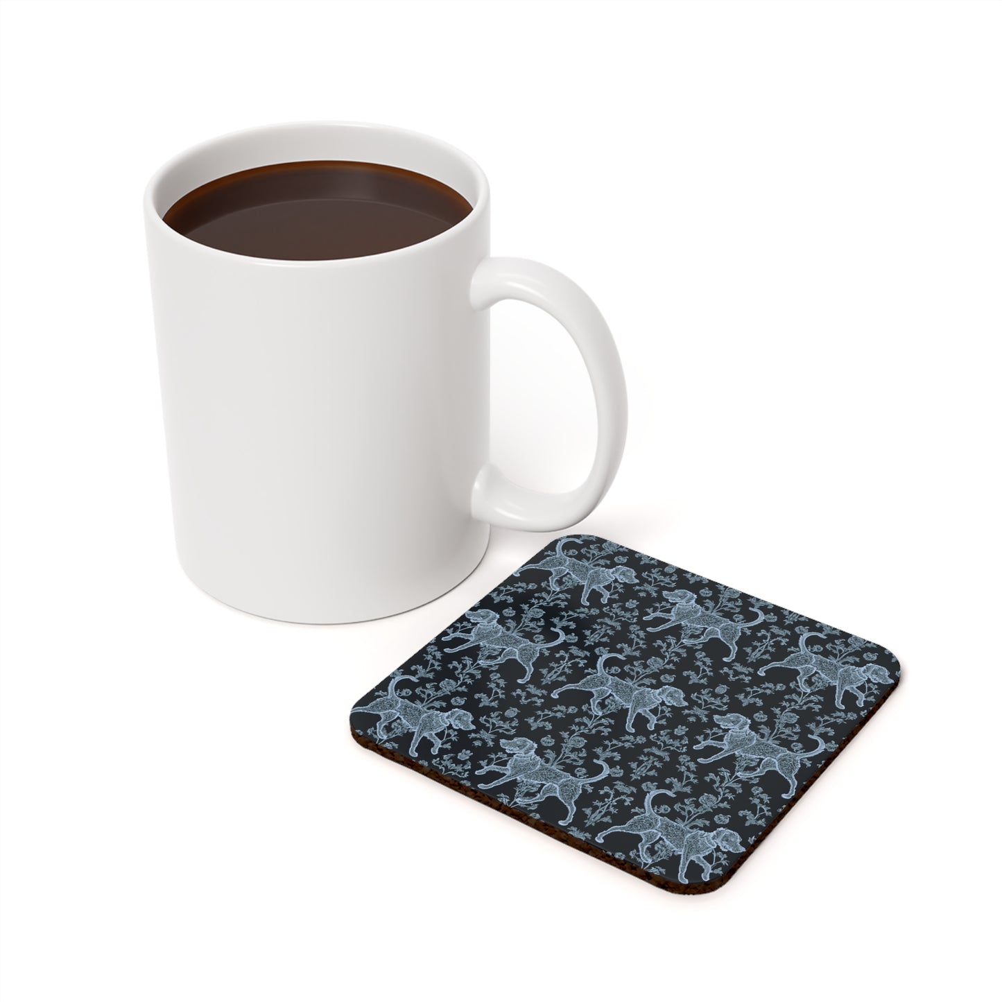 Lavish Labs in Navy - Cork Back Coaster