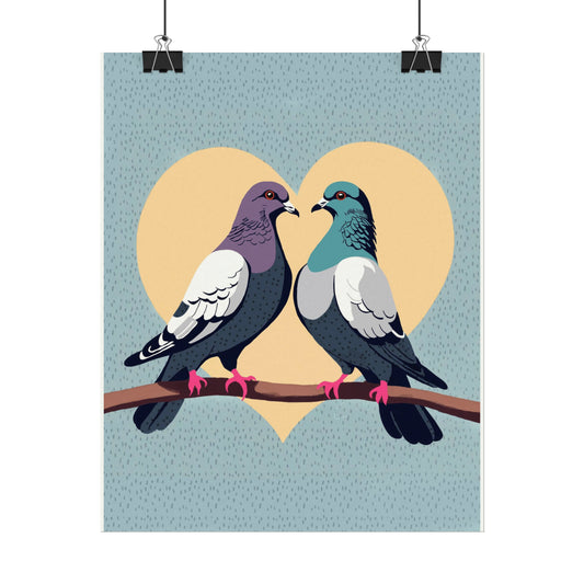 Coo-Coo for You  -Pigeons Print